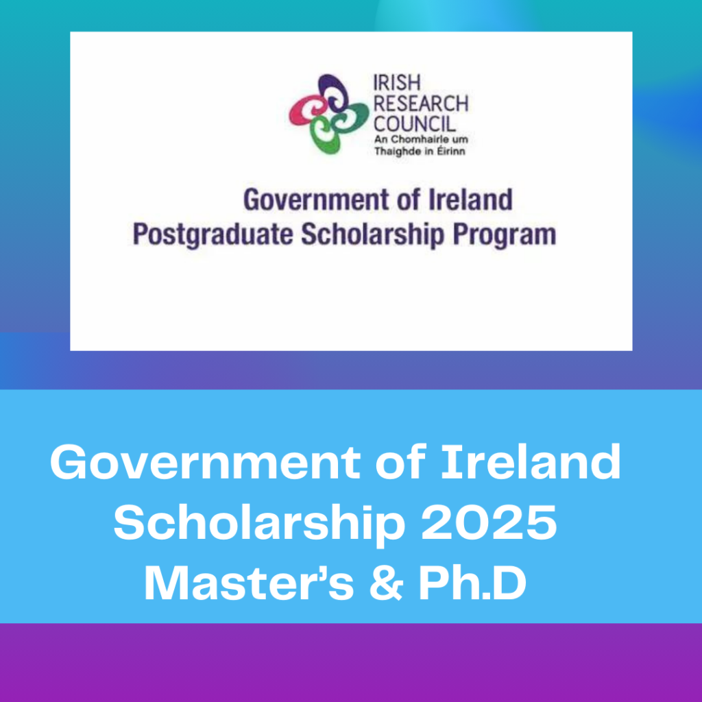 Government of Ireland Scholarship 2025